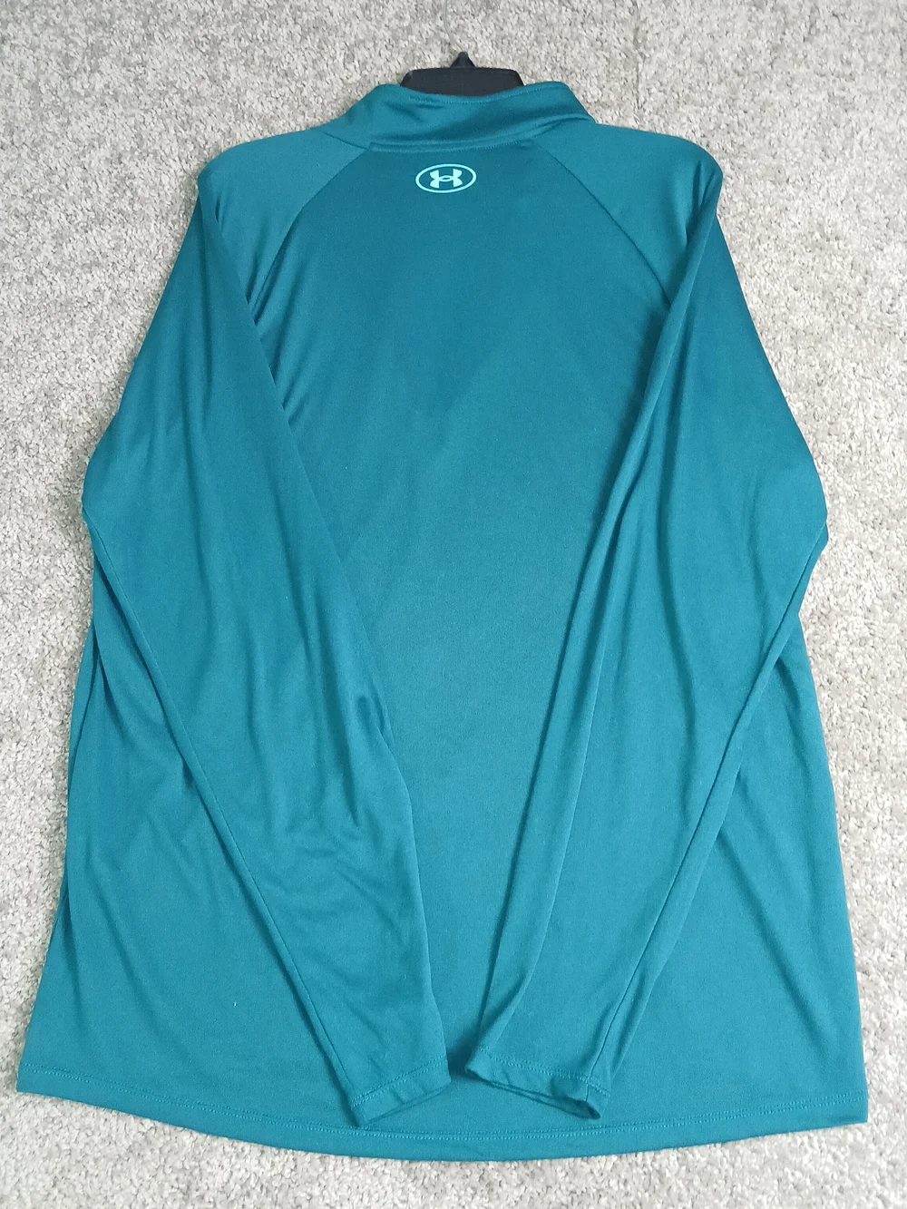 Under Armour Teal Long Sleeve‎ 1/2 Zip Performance Shirt for Men XL